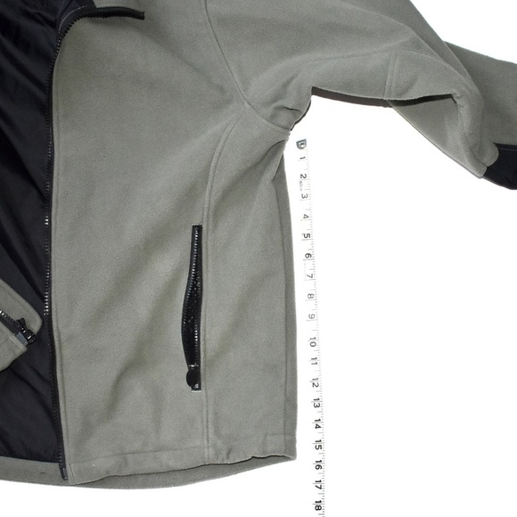 Drift Creek Outdoors fleece outerwear jacket army green sage - Picture 5 of 10